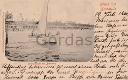 Germany - Zinnowitz - Strandsicht - Sailing Boat - Damaged - Zinnowitz