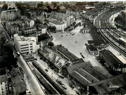 Dijon * Vue Aérienne Sur La Gare * Ligne Chemin De Fer - Dijon