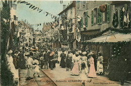 Beaune * Rue Du Quartier Bretonnière * La Kermesse De 1908 * Fête Locale - Beaune