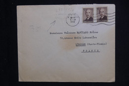 TURQUIE - Enveloppe Avec Entête En Relief De Beyoglu Pour La France En 1950- L 124577 - Cartas & Documentos