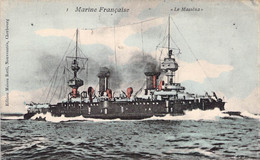 CPA 1 - Colorisée - MARINE FRANCAISE - LE MASSENA - EDITION MAISON RATTI - Oorlog