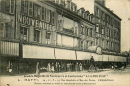 Cherbourg * Grands Magasins De Nouveautés & Confections A La Frileuse L. RATTI Rue Gambetta Et Rue Des Portes - Cherbourg