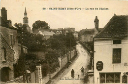 St Rémy * La Rue De L'église Du Village - Altri & Non Classificati