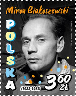 Poland 2022 / Miron Białoszewski - Poet, Prose Writer, Playwright / MNH** - Neufs