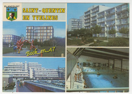 {86115} 78 Yvelines Saint Quentin En Yvelines Multivues ; La Mare Joyette , Les Petits Prés , Les Sept Mares , Piscine - St. Quentin En Yvelines