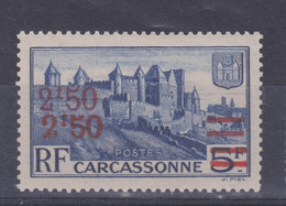 CARCASSONNE YT N°490a DOUBLE SURCHARGE NEUF** - Neufs