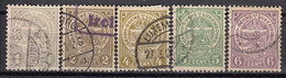 LUXEMBOURG 84-88,used,falc Hinged - 1907-24 Wapenschild