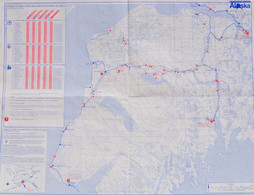 ETATS UNIS - USA - ALASKA / CARTE Des CAMPGROUNDS / TERRAINS De CAMPING - Cartes Géographiques