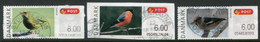 DENMARK 2012 ATM  Birds Used.  Michel 62-64 - Machine Labels [ATM]
