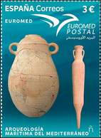 España. Spain. 2022. Euromed. Arqueología Marítima Del Mediterráneo - 2011-2020 Unused Stamps