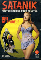 SATANIK Photohistoires Pour Adultes N°7 Nuit De Terreur - Schwarzer Roman
