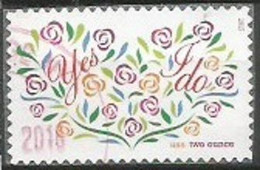 USA 2015 Yes, I Do - Heart Of Roses - Two Ounce SC.#5001   VFU - Gebraucht