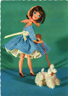 POUPEE PROMENANT SON CHIEN COULEUR REF 2362 - Jeux Et Jouets