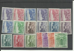 PAKISTAN 1961 DEFINITVE SET  FRESH WHITE GUM MNH - Pakistan