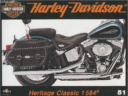 Fascicule Harley-Davidson Motor Cycles N°51-Sommaire: L'Heritage Softail Classic: Une Retro-tech De 1584 Cm3- Caractéris - Motorfietsen