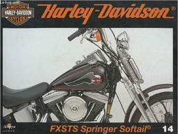 Fascicule Harley-Davidson Motor Cycles N°14-Sommaire: La FXSTS Springer Softail: Le Charme De La Fourche Rétro- Caractér - Moto
