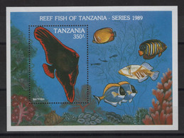 Tanzanie - BF N°87 - Faune - Poisson - Cote 6.50€ - ** Neufs Sans Charniere - Tanzanie (1964-...)