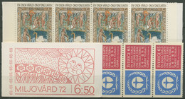 Schweden 1972 UNO Umweltschutz Markenheftchen 758/59 MH Postfrisch (C60702) - 1951-80