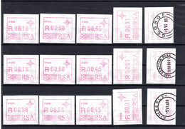 Atm Frama Rsa Südafrika Southafrica Lot Mint And Used   P 014 015 016  Please Look At Scan - Frama Labels