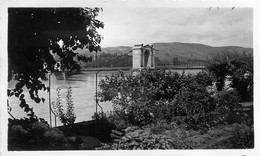 020722 - PHOTO 1936 - 26 SAINT VALLIER Le Pont Suspendu Vu De La Fenêtre De La Salle à Manger - Sonstige & Ohne Zuordnung