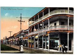 Delcampe - Cpa    Front Strèet  Colon  .    Panama. - Panama