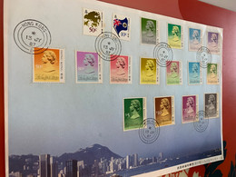 Hong Kong Stamp Definitive FDC 1987 Set - FDC