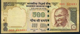 INDIA P106g 500 RUPEES 2015 Letter R Signature 21#OQD   VF-XF NO P.h. - Inde