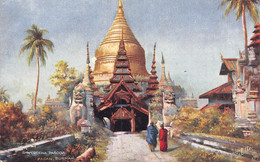 P-TBB4-22-6328 :  CARTE ILLUSTREE TUCK. SHWEGEENA PAGODA. PAGAN BURMAH - Myanmar (Burma)