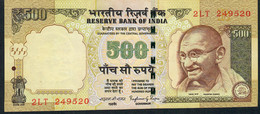 INDIA P106e 500 RUPEES 2014 Letter R Signature 21 #2LT    XF-AU - Inde