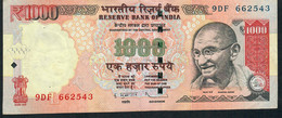 INDIA P107c  1000 RUPEES 2013 Signature 20  LETTER L   #9DF   VF+ NO P.h. - Inde