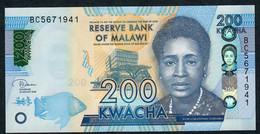MALAWI NLPd (=B160d )  200 KWACHA 1.1.2020 # BC   UNC. - Malawi