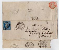 TB 3529 - 1867 - LSC - Lettre De VERSAILLES Pour GOMETZ - LE - CHATEL - 1849-1876: Période Classique