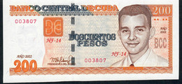 CUBA P130 200 PESOS 2022 UNC. - Kuba