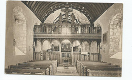 Cornwall Postcard The Screen St.oran Church  Nr. Newquay  Posted 1913 Downey Head - Newquay