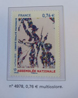 FRANCE - 2015 - N°Yv. 4978 - Assemblée Nationale - Neuf Luxe ** / MNH / Postfrisch - Neufs