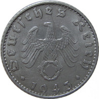 LaZooRo: Germany 50 Pfennig 1943 B XF - 50 Reichspfennig