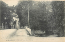 CPA 33 Gironde Gradignan L'Abreuvoir Et Les Ruines De Cayac - Gradignan