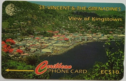 St. Vincent And Grenadines Cable And Wireless 13CSVB EC$10 " View Of Kingstown " - San Vicente Y Las Granadinas