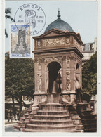 TIMBRES 114 : 1,00 : Europa Paris La Fontaine Des Innocents Le 6 Mai 1978 " Carte 1er Jour " édit. Empire Philathélique - 1970-1979