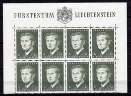Liechtenstein 1974, Prince Jean Adam, 562** En Bloc De 8, Cote 22 €, - Nuovi