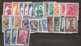 1956 MNH Vaticano, Vatikanstaat, Year Collection, Postfris** - Volledige Jaargang