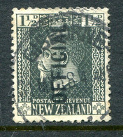 New Zealand 1915-34 Officials - KGV Surface - De La Rue - 1½d Slate Used (SG O90) - Service
