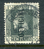 New Zealand 1915-34 Officials - KGV Surface - De La Rue - 1½d Slate Used (SG O90) - Officials