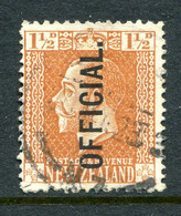 New Zealand 1915-34 Officials - KGV Surface - De La Rue - 1½d Orange-brown Used (SG O91) - Dienstmarken