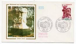FDC France 1978 - Monument Aux Combattants Polonais - YT 2021 - Paris - 1970-1979