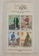 GREAT BRITAIN UK GB LONDON 1980 International Stamp Exhibition MS MINI SHEET UNIFORM POSTAGE RELIGION CHRISTMAS Mnh ** - Brieven En Documenten