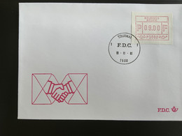 F.D.C. Enveloppe - Tournai - 1981 - 9 Bfr - 1981-90