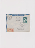 LETTRE AR DEPART PARIS AVIATION Sce ETRANGER Pour LEOPOLDVILLE CONGO BELGE 1946 - 1927-1959 Mint/hinged