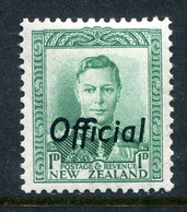 New Zealand 1938-51 Officials - KGVI - 1d Green HM (SG O137) - Service