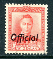 New Zealand 1938-51 Officials - KGVI - 1d Scarlet Used (SG O136) - Dienstzegels